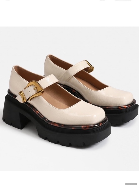 Sam Edelman Shoes - Circus NY by Sam Edelman Nellie Mary Jane Platform Loafer Vanilla Bean Size 8